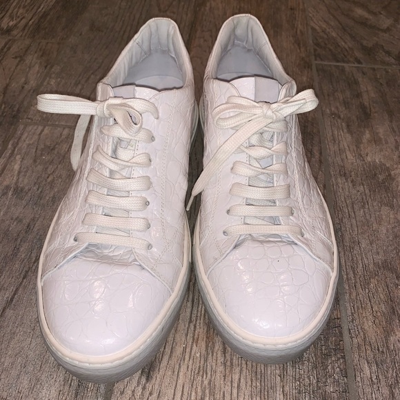 Roberto Cavalli Other - roberto cavalli white  Patent leather sneakers